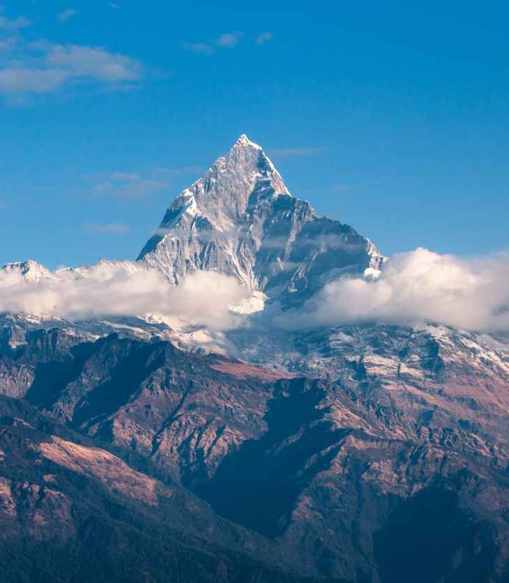 gray and brown mountain